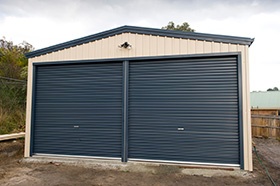 facade of a garage